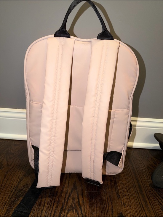 blush pink laptop backpack GoBe Navy Pink/Floral large capacity and multiple compartments can store all your essential. Luka 15 inch Laptop Backpack-
